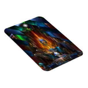 Arsencia Golden Goddess Razor Cut Photo Magnet