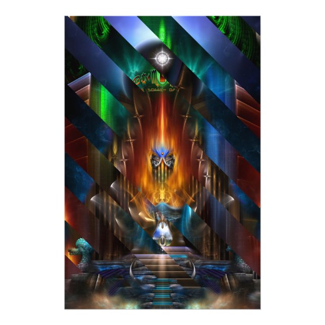 Arsencia Golden Goddess Razor Cut Photo Print (Front)