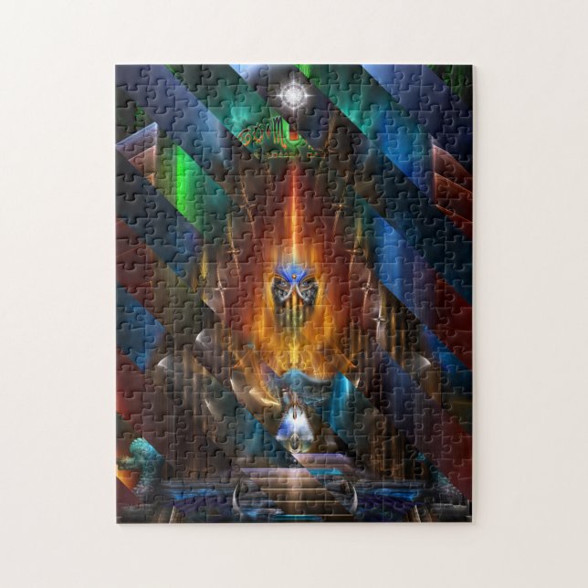 Arsencia Golden Goddess Razor Cut Puzzle (Vertical)