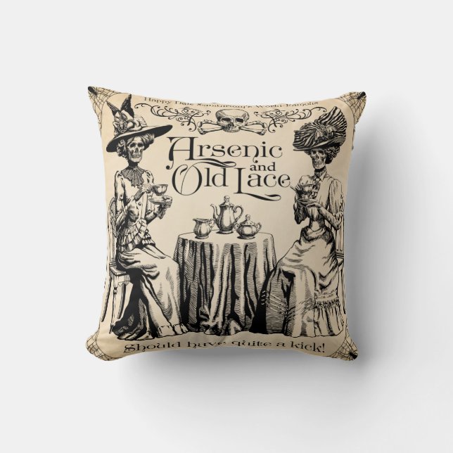 Arsenic and Old Lace Cushion (Front)