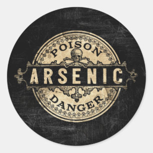 Arsenic Vintage Style Poison Label
