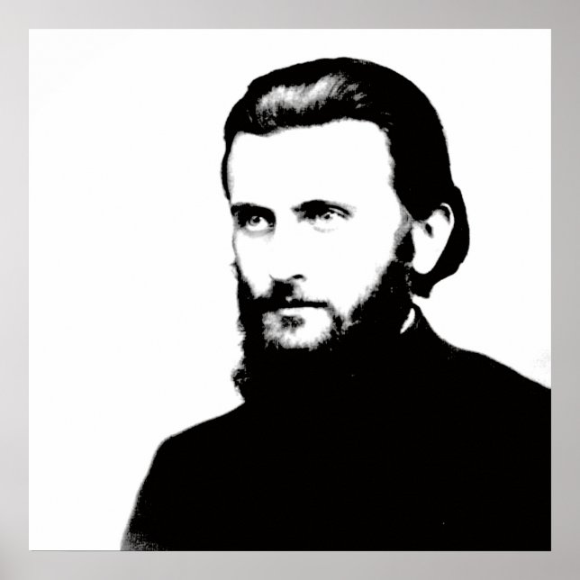 arsenie boca romania saint religion symbol church poster (Front)