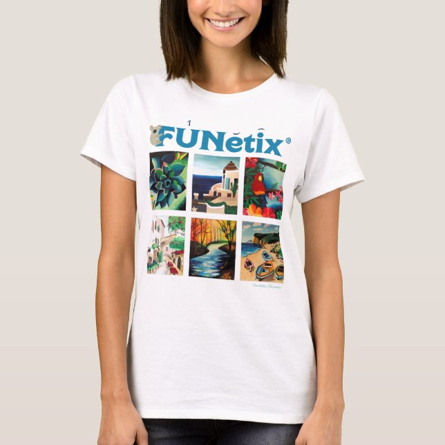 Art4Literacy, FUNetix, Paintings T-Shirt (Front)