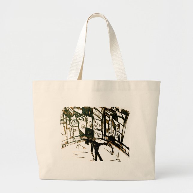art 101 large tote bag (Front)
