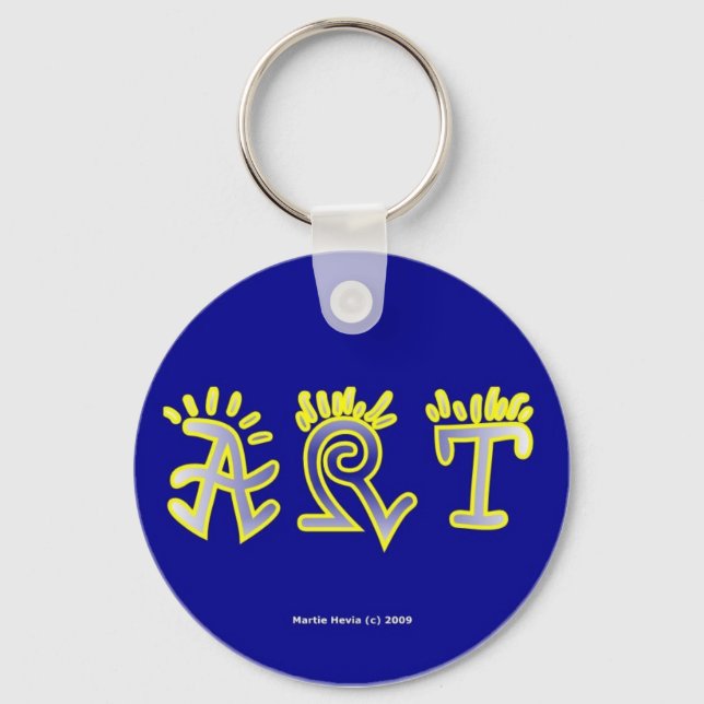 Art (4c) Keychain (Front)