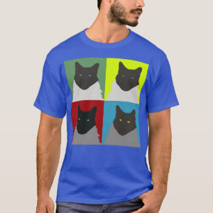 Art Abstract Cats T-Shirt