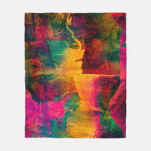 art abstract colorfur vibrant paper backgroundart, fleece blanket