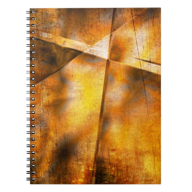 art abstract colourful background notebook (Front)