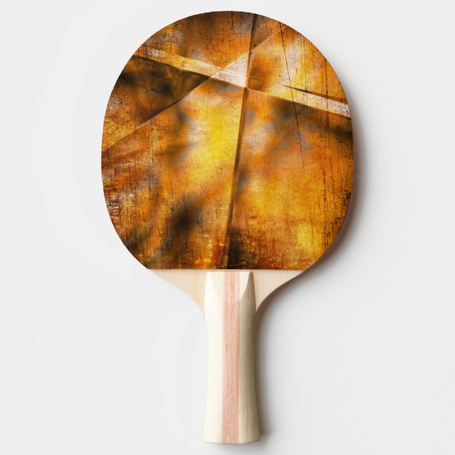 art abstract colourful background ping pong paddle (Front)
