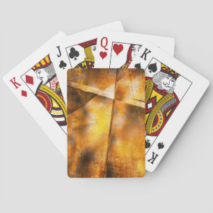 art abstract colourful background playing cards