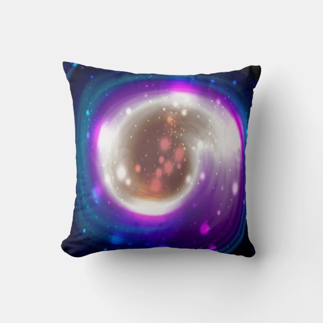 Art Abstract colourful spiral 13 Cushion (Front)