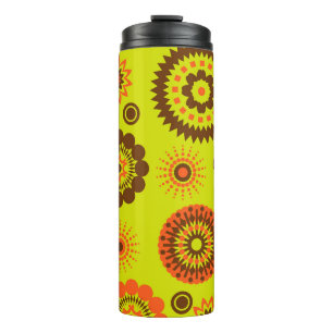 art abstract colourful watercolor paper background thermal tumbler