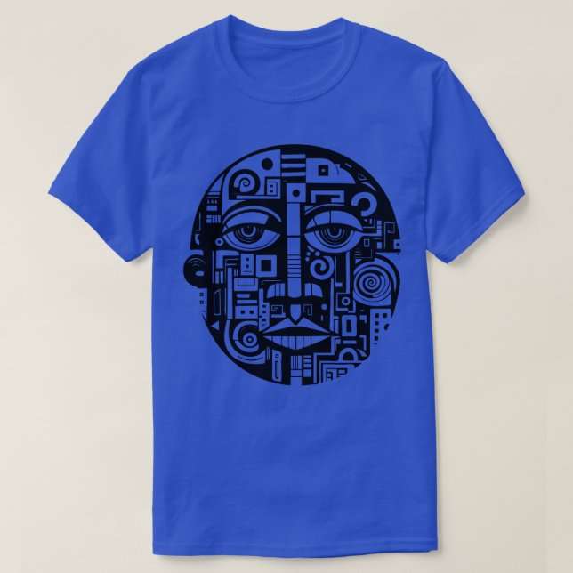 Art Abstract Face 3 T-Shirt (Design Front)