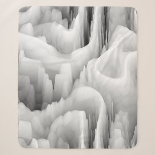 art abstract fractal wave blurred monochrome backg sherpa blanket