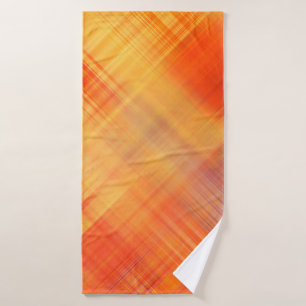 art abstract geometric diagonal lines pattern, blu bath towel