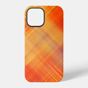 art abstract geometric diagonal lines pattern, blu iPhone 12 case