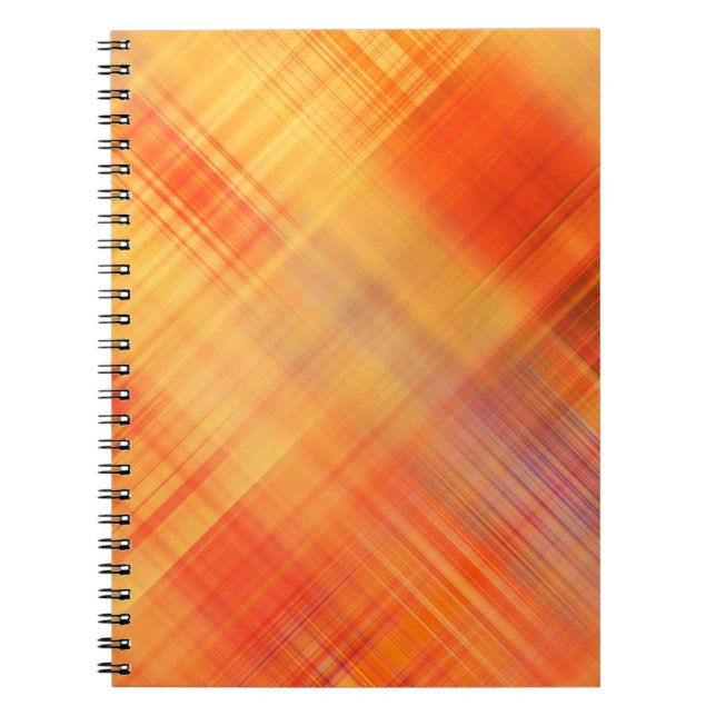 art abstract geometric diagonal lines pattern, blu notebook (Front)