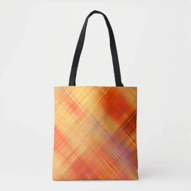 art abstract geometric diagonal lines pattern, blu tote bag (Front)