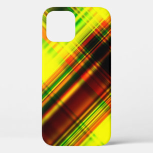 art abstract geometric diagonal pattern background iPhone 12 case