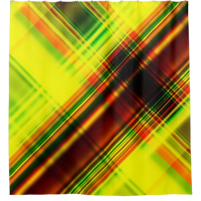art abstract geometric diagonal pattern background shower curtain (Front)