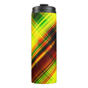 art abstract geometric diagonal pattern background thermal tumbler