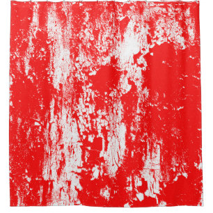 Art abstract grunge illustration ink brush effect shower curtain