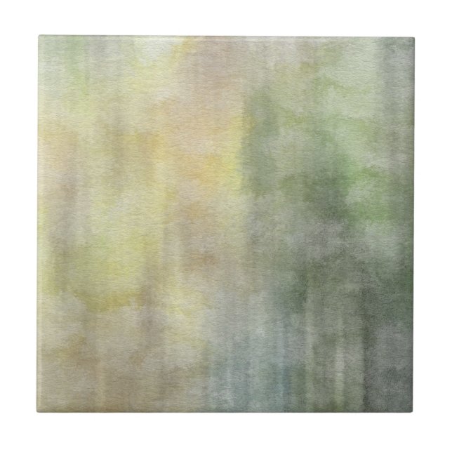 art abstract watercolor background on paper 2 ceramic tile (Front)