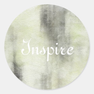 art abstract watercolor background on paper 2 classic round sticker