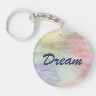 art abstract watercolor background on paper 3 key ring