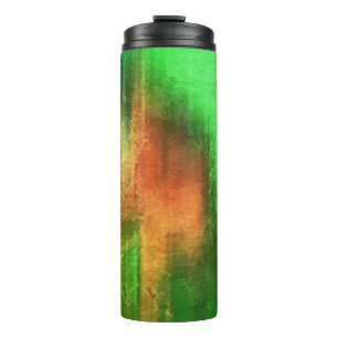 art abstract watercolor background on paper 4 thermal tumbler