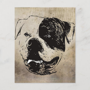 Art America Bulldog Bulldog Lovers Gift Flyer
