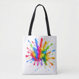 Art Artist Painter Colourful Painting Tote Bag