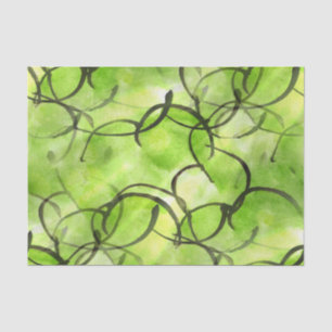 art avant-garde hand paint background green tissue paper