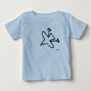Art Baby: John Dyer Seagull Drawing Baby T-Shirt