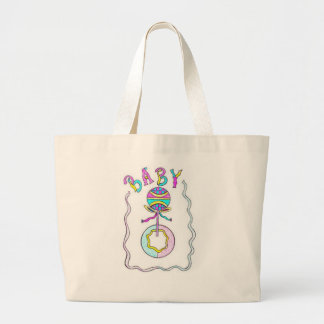 Art Baby  Large Tote Bag