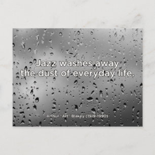 Art Blakey Quote Postcard