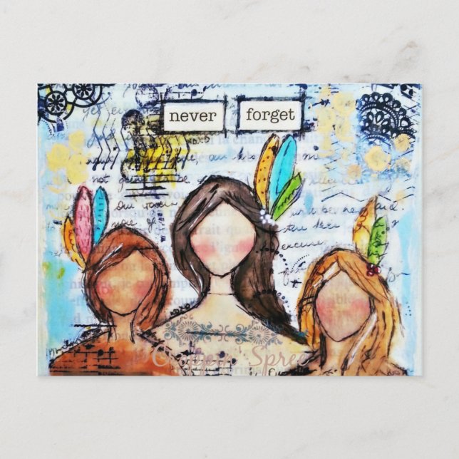 Art by Croppin' Spree Postcard (Front)