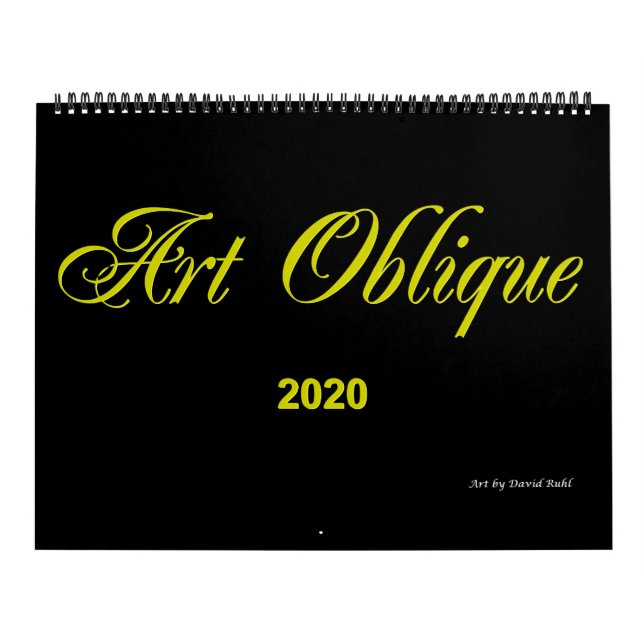 Art by David Ruhl - 2020 Calendar (Cover)