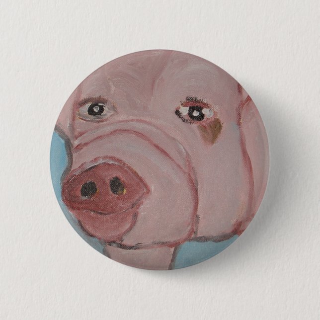 art by eric ginsburg 6 cm round badge (Front)