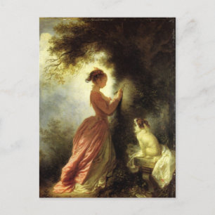 Art by Fragonard Postcard