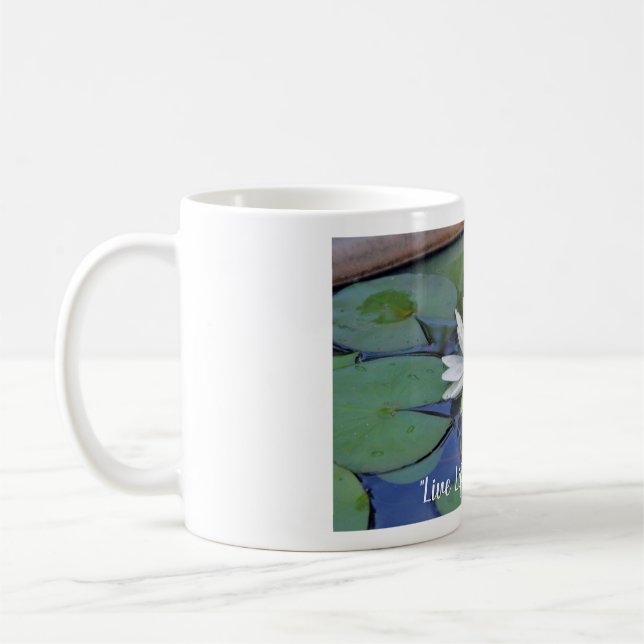 Art by Heather White Water Lilies 11oz mug (Left)