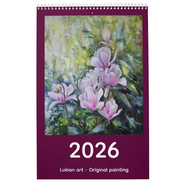 Art Calendar 2026 by Lukian – A Year in Colour (Cover)