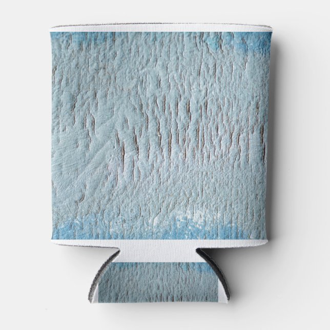 Art canvas blue texture can cooler (Front)