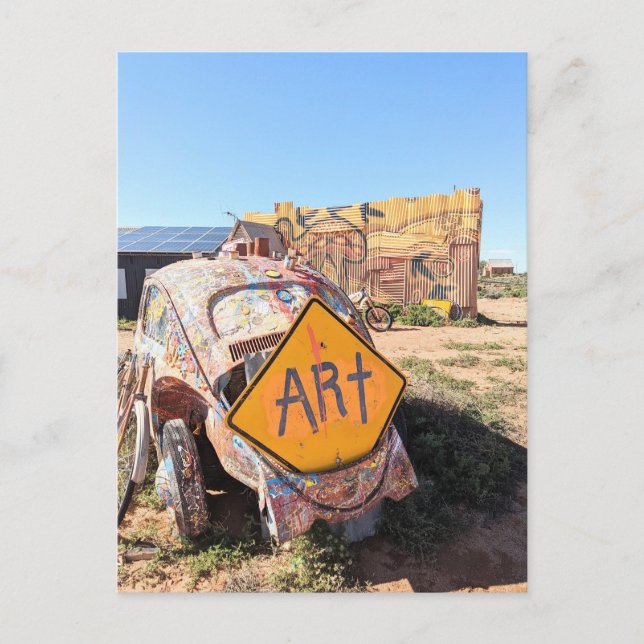 Art Car, Silverton NSW  Postcard (Front)