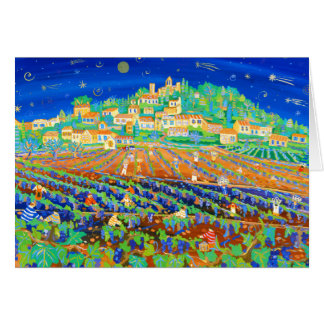 Art Card: A Night of Shooting Stars, Rasteau.