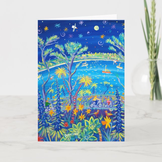 Art Card: Cycling under the stars, Tresco Card (Front)