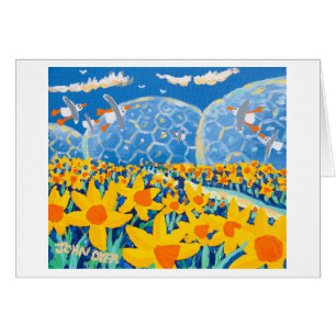 Art Card: Daffodil Blue, Eden Project