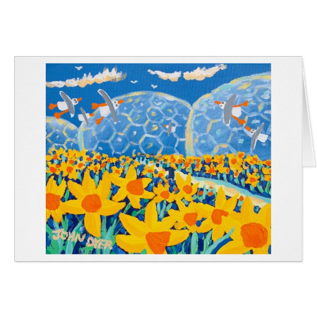 Art Card: Daffodil Blue, Eden Project (Front Horizontal)
