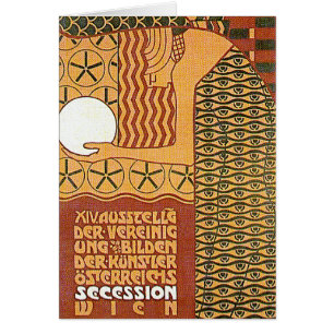 Art Card /Invitation: Vienna Secession Poster