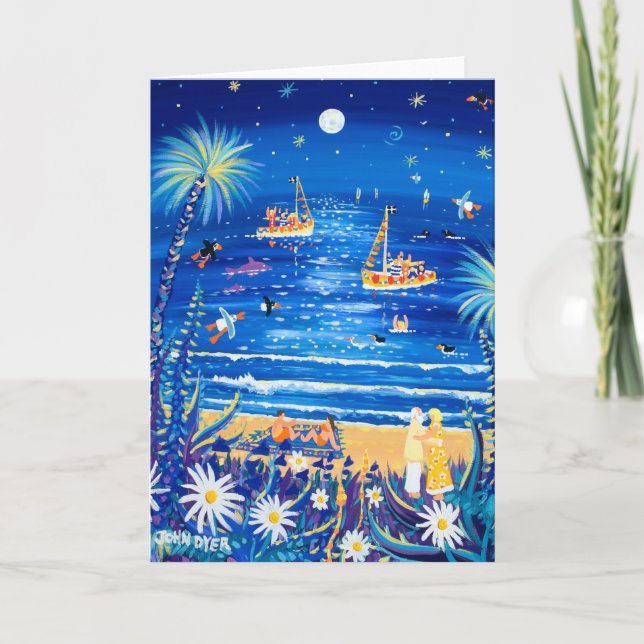 Art Card: Moonlight and Love. Card (Front)